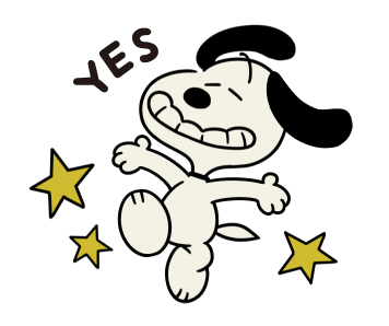 Snoopy สติกเกอร์ดุ๊กดิ๊กย้อนยุค รูปที่ 7