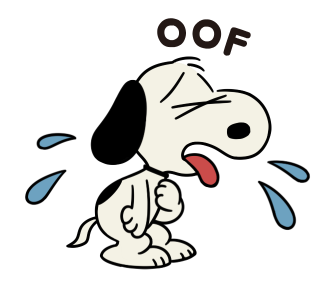 Snoopy สติกเกอร์ดุ๊กดิ๊กย้อนยุค รูปที่ 10