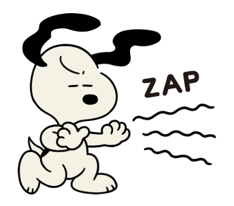 Snoopy สติกเกอร์ดุ๊กดิ๊กย้อนยุค รูปที่ 11