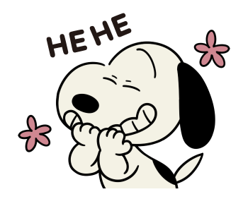 Snoopy สติกเกอร์ดุ๊กดิ๊กย้อนยุค รูปที่ 12