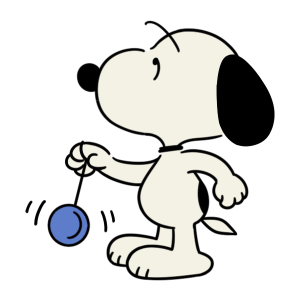 Snoopy สติกเกอร์ดุ๊กดิ๊กย้อนยุค รูปที่ 16