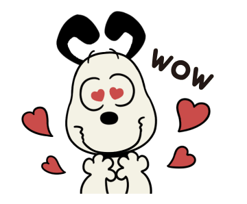 Snoopy สติกเกอร์ดุ๊กดิ๊กย้อนยุค รูปที่ 19