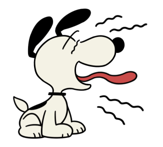 Snoopy สติกเกอร์ดุ๊กดิ๊กย้อนยุค รูปที่ 21