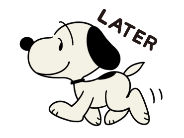 Snoopy สติกเกอร์ดุ๊กดิ๊กย้อนยุค รูปที่ 24