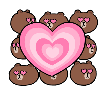 LINE FRIENDS สติกเกอร์คลั่งรัก รูปที่ 22