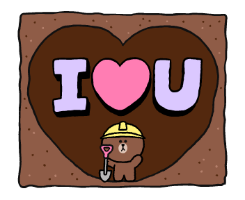LINE FRIENDS สติกเกอร์คลั่งรัก รูปที่ 24