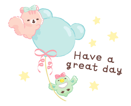 Rilakkuma Happy for you stickers รูปที่ 4