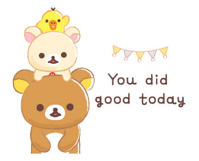 Rilakkuma Happy for you stickers รูปที่ 5