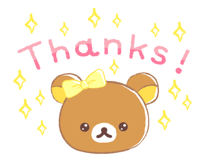 Rilakkuma Happy for you stickers รูปที่ 6