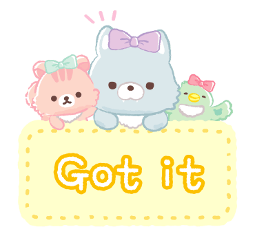 Rilakkuma Happy for you stickers รูปที่ 8