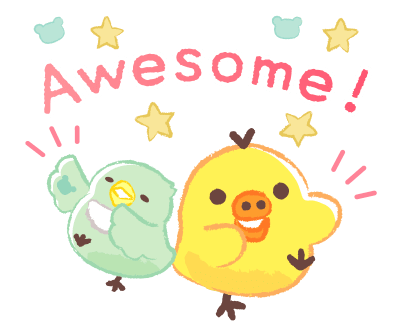 Rilakkuma Happy for you stickers รูปที่ 9