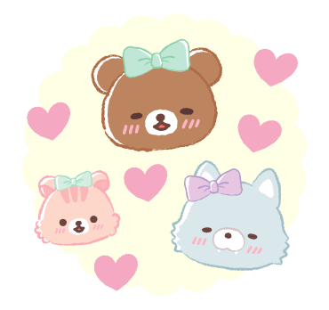 Rilakkuma Happy for you stickers รูปที่ 15