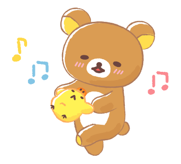 Rilakkuma Happy for you stickers รูปที่ 16