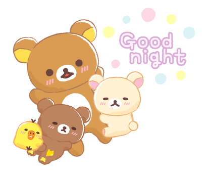 Rilakkuma Happy for you stickers รูปที่ 17
