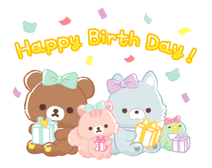 Rilakkuma Happy for you stickers รูปที่ 23