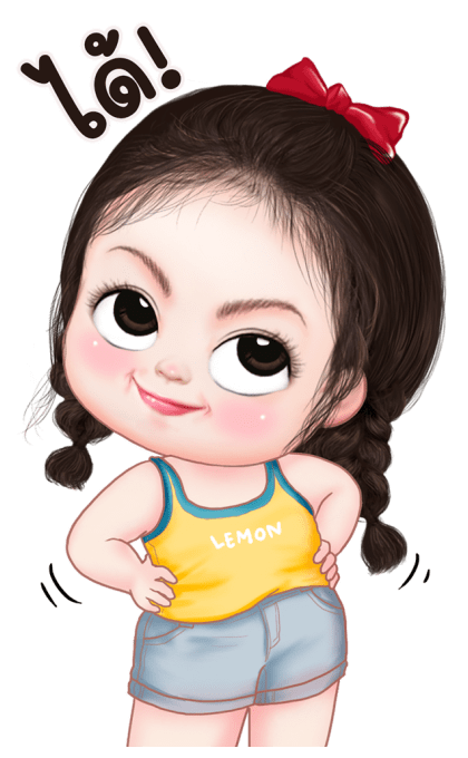 เลมอนน่ารัก บิ๊กสติกเกอร์ รูปที่ 11