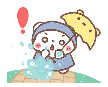 หมีขอดุ๊กดิ๊ก : Rainy day รูปที่ 2