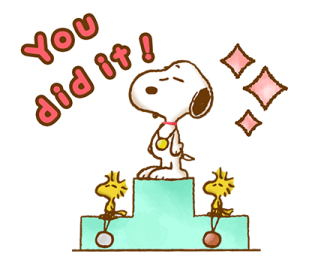 คนรับดีใจแน่นอน♡ Snoopy สติกเกอร์ใส่ใจ♡ รูปที่ 4