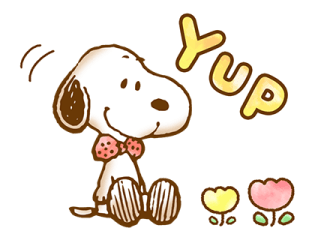 คนรับดีใจแน่นอน♡ Snoopy สติกเกอร์ใส่ใจ♡ รูปที่ 14