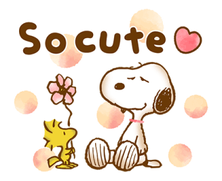 คนรับดีใจแน่นอน♡ Snoopy สติกเกอร์ใส่ใจ♡ รูปที่ 22