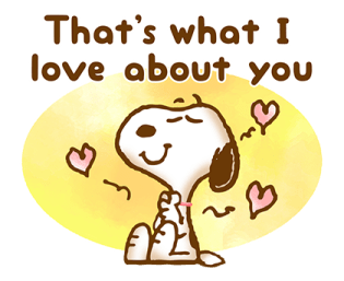 คนรับดีใจแน่นอน♡ Snoopy สติกเกอร์ใส่ใจ♡ รูปที่ 24