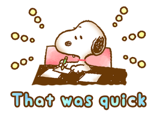 คนรับดีใจแน่นอน♡ Snoopy สติกเกอร์ใส่ใจ♡ รูปที่ 32