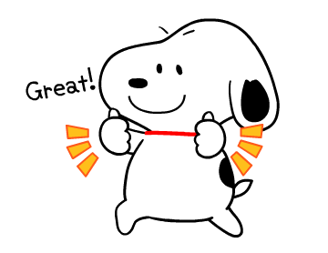 Snoopy สติกเกอร์ดุ๊กดิ๊กสำหรับครอบครัว♪ รูปที่ 8