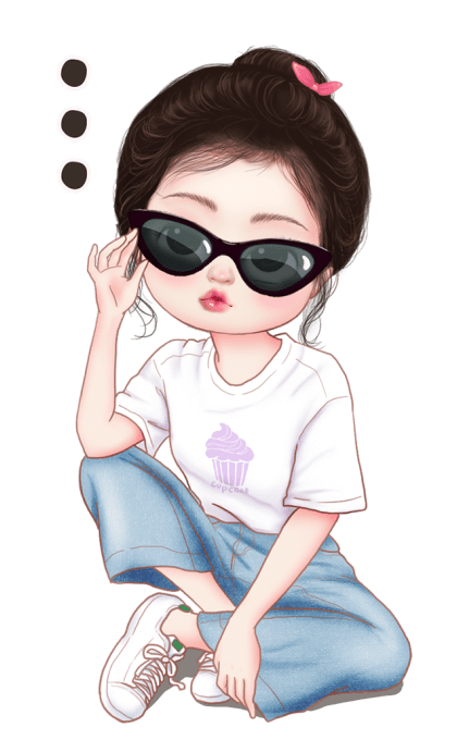คัพเค้กน่ารักบิ๊กสติกเกอร์ 2 รูปที่ 8