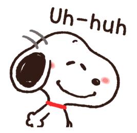 Snoopy นุ่มนิ่มน่ารัก♪ ตอบแชทได้ง่ายจัง รูปที่ 2