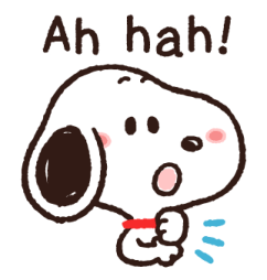 Snoopy นุ่มนิ่มน่ารัก♪ ตอบแชทได้ง่ายจัง รูปที่ 5