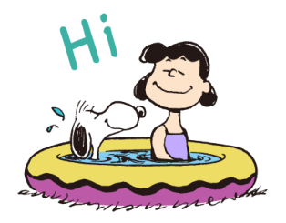 สติกเกอร์ Snoopy สนุกกับหน้าร้อน! รูปที่ 6