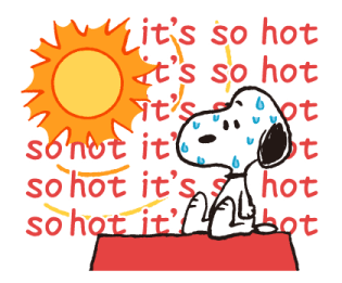 สติกเกอร์ Snoopy สนุกกับหน้าร้อน! รูปที่ 9