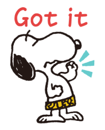 สติกเกอร์ Snoopy สนุกกับหน้าร้อน! รูปที่ 20