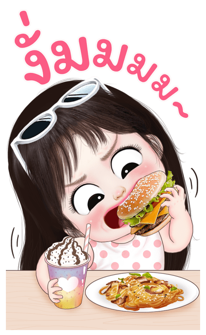 วุ้นเส้นน่ารักบิ๊กสติกเกอร์ 2 รูปที่ 1