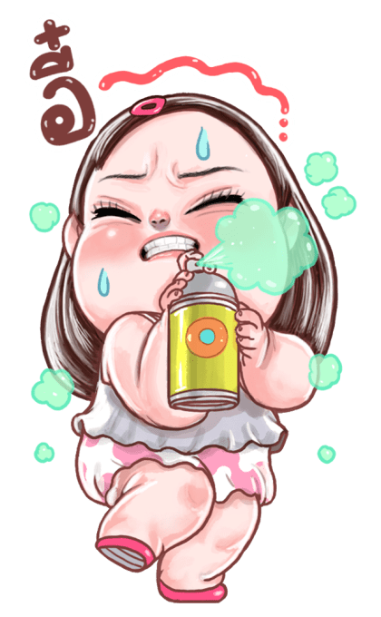 ปุยฝ้าย น่ารัก บิ๊กสติกเกอร์ รูปที่ 8
