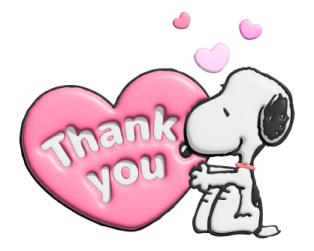 Snoopy ♡ สติกเกอร์นุ่มนิ่ม รูปที่ 3