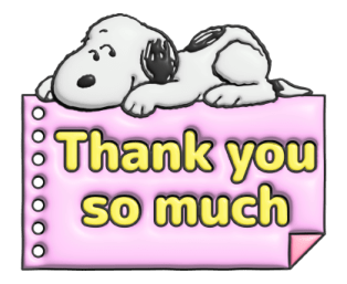 Snoopy ♡ สติกเกอร์นุ่มนิ่ม รูปที่ 8