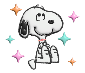 Snoopy ♡ สติกเกอร์นุ่มนิ่ม รูปที่ 13