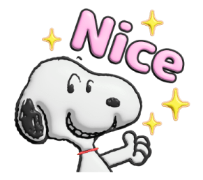 Snoopy ♡ สติกเกอร์นุ่มนิ่ม รูปที่ 14