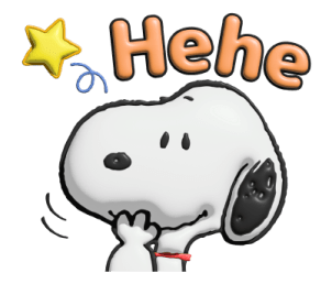 Snoopy ♡ สติกเกอร์นุ่มนิ่ม รูปที่ 20