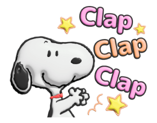 Snoopy ♡ สติกเกอร์นุ่มนิ่ม รูปที่ 23