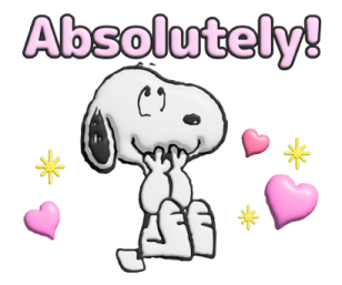 Snoopy ♡ สติกเกอร์นุ่มนิ่ม รูปที่ 25