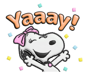 Snoopy ♡ สติกเกอร์นุ่มนิ่ม รูปที่ 39