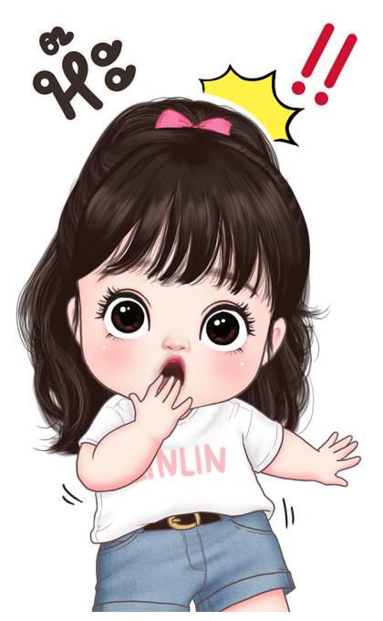 หลินหลินน่ารัก บิ๊กสติกเกอร์ รูปที่ 24