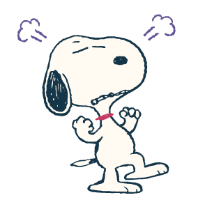 Snoopy แสดงความรู้สึกรวดเร็วทันใจ! รูปที่ 19
