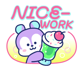 BT21 สติกเกอร์นิวเรโทร รูปที่ 5