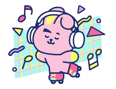 BT21 สติกเกอร์นิวเรโทร รูปที่ 8