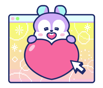 BT21 สติกเกอร์นิวเรโทร รูปที่ 12