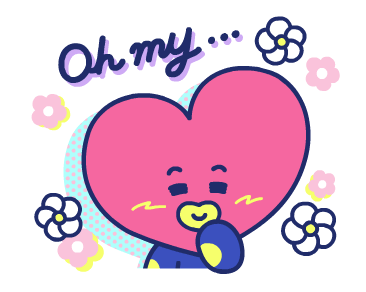 BT21 สติกเกอร์นิวเรโทร รูปที่ 13