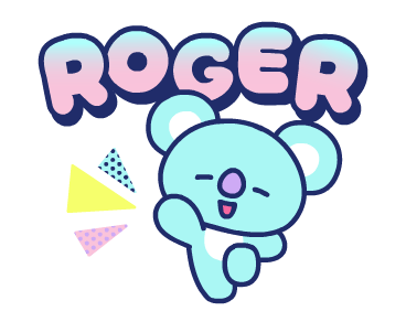 BT21 สติกเกอร์นิวเรโทร รูปที่ 15